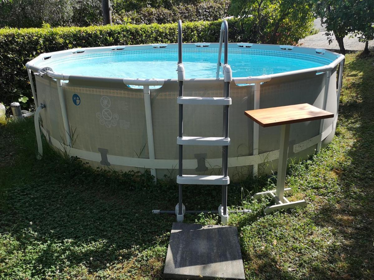 Villa Parte Di Casa Con Giardino E Piscina Pietrasanta Exterior foto